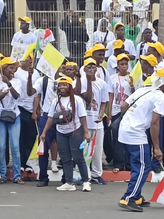 LA LLEGADA DEL PAPA A GUINEA ECUATORIAL el pasado martes 21 abril del 2026 LA LLEGADA DEL PAPA A GUINEA ECUATORIAL el pasado martes 21 abril del 2026